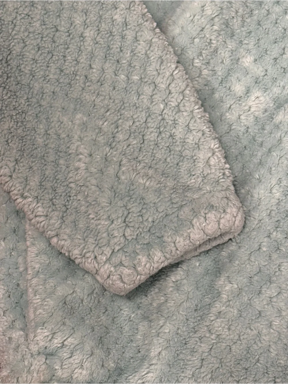 Columbia Kids Pale Blue Sherpa Half-Zip Pullover